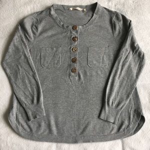 Soft Surroundings 5 button pullover sweater size L